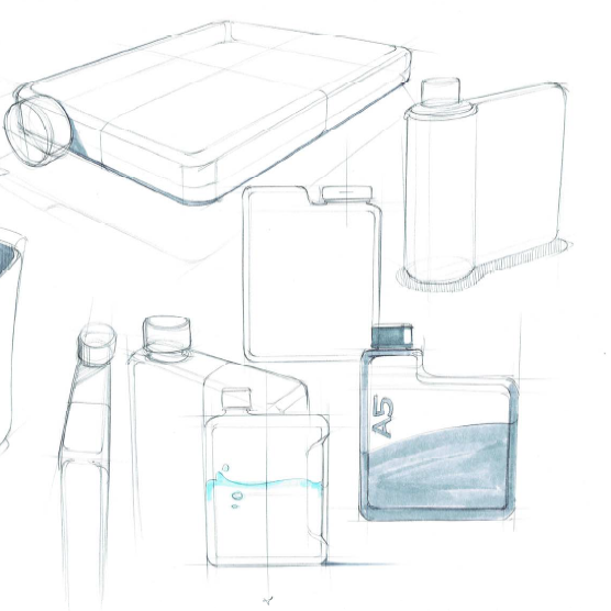Memobottle development sketches