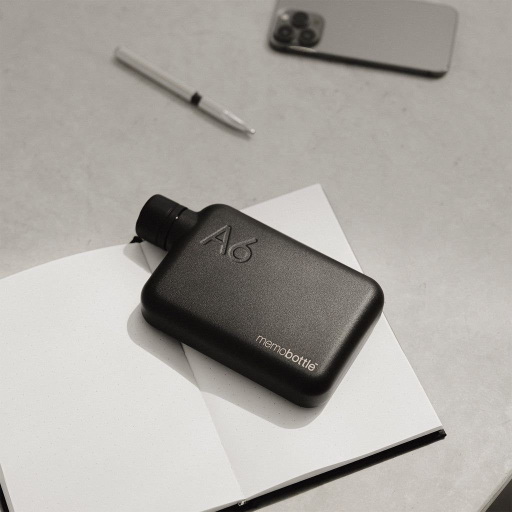 MemoBottle A6 Stainless Steel | Oscar Worthy Flat Bottle