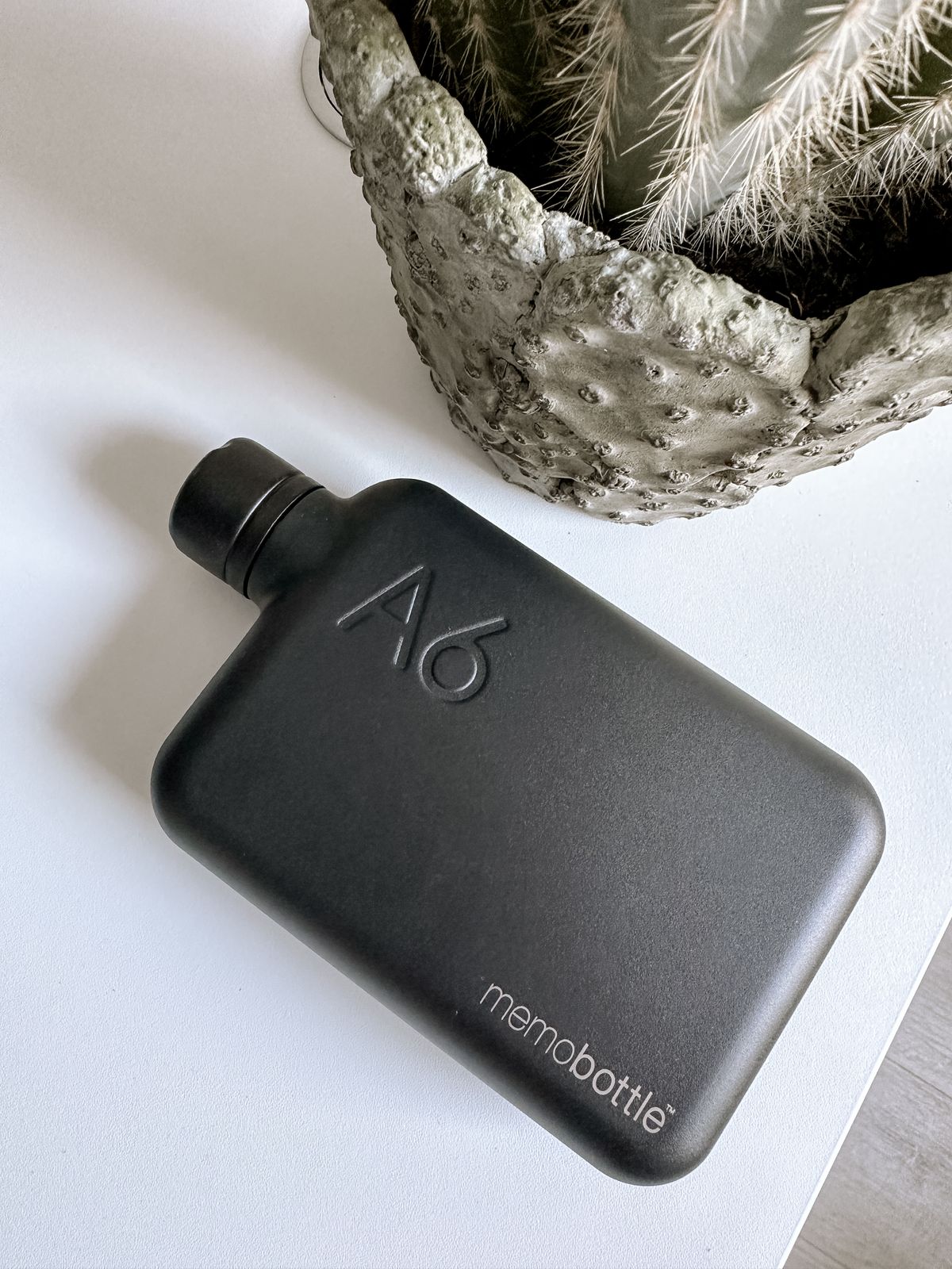 MemoBottle A6 Stainless Steel | Oscar Worthy Flat Bottle