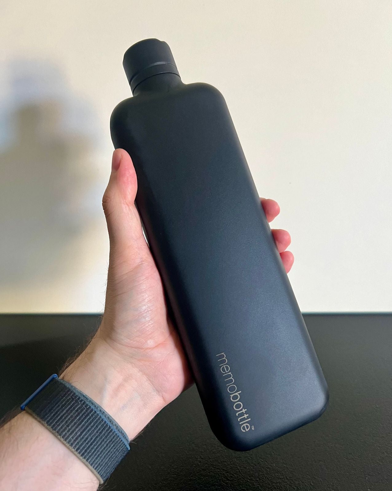 MemoBottle Slim Stainless Steel | Oscar Worthy Flat Bottle