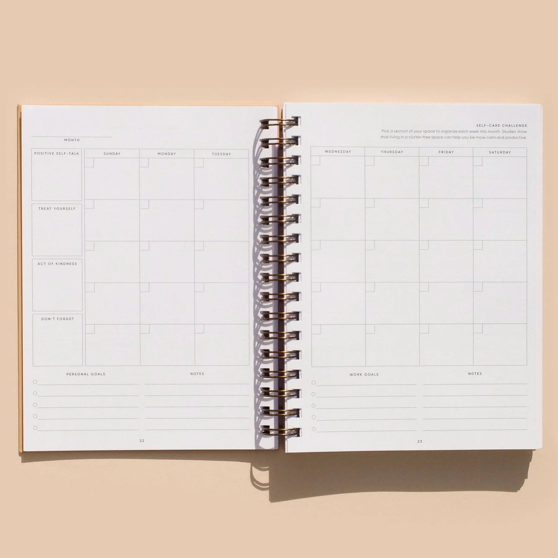 The Self-Care Planner, Weekly Edition | Simple Self