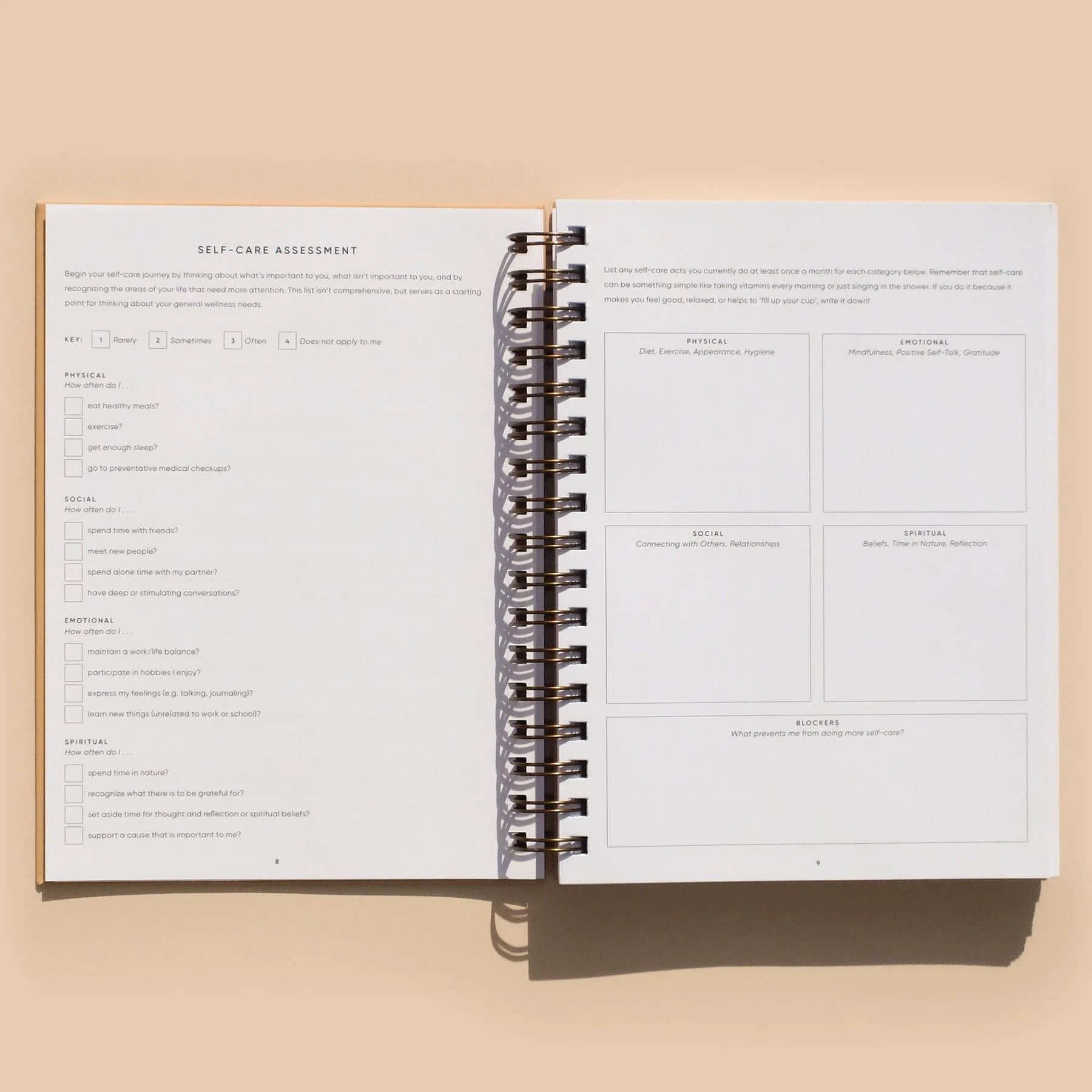 The Self-Care Planner, Weekly Edition | Simple Self