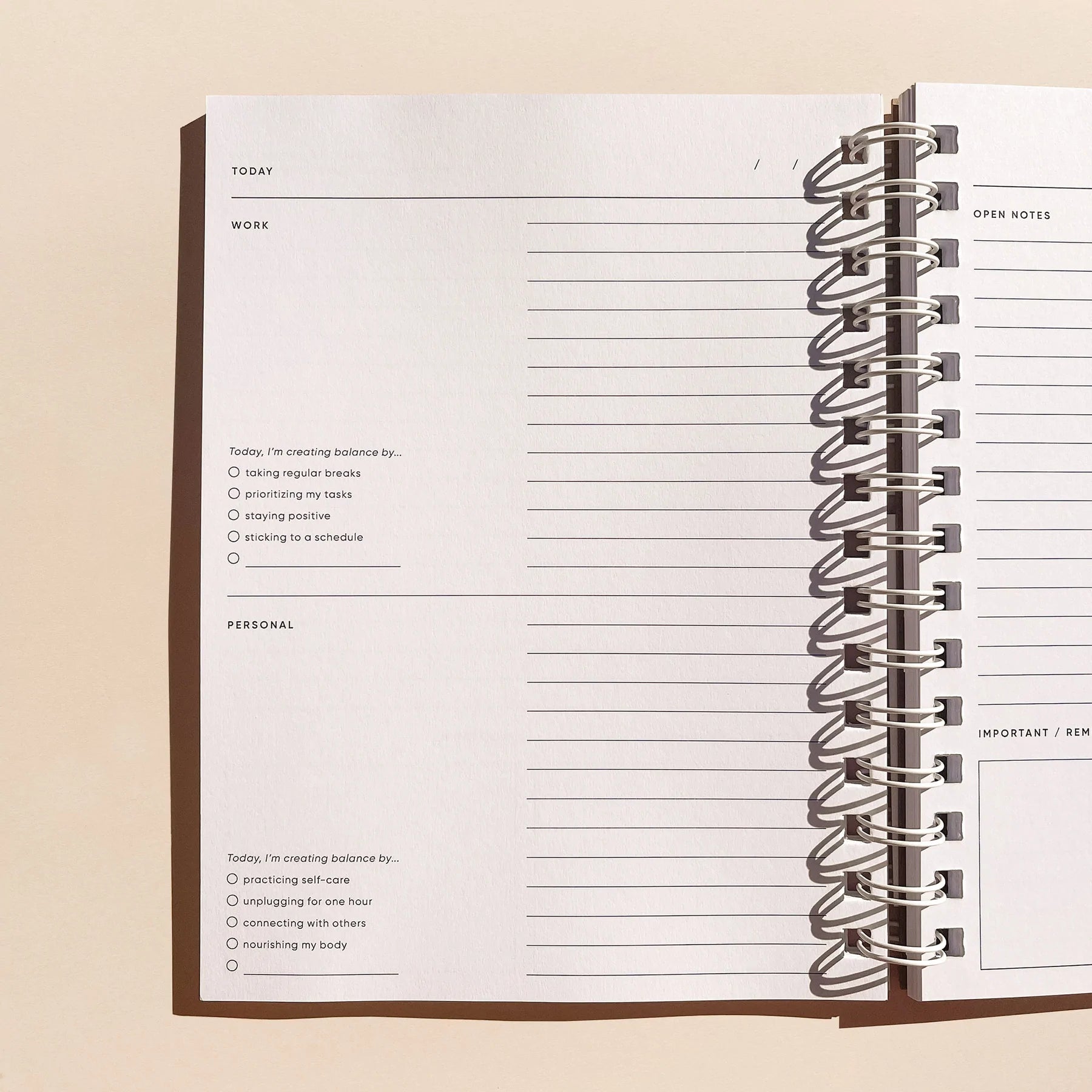 The Balance Notebook | Simple Self