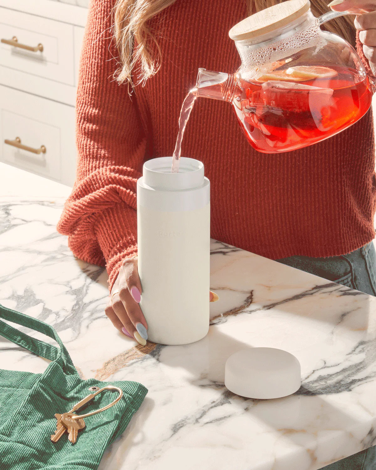 Insulated Ceramic Large Bottle 16oz | W&amp;P Porter &amp; Peak