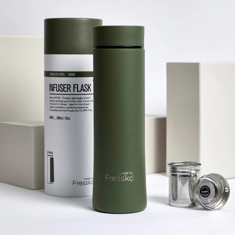 Made by Fressko Insulated Stainless Steel Drink Bottle MOVE