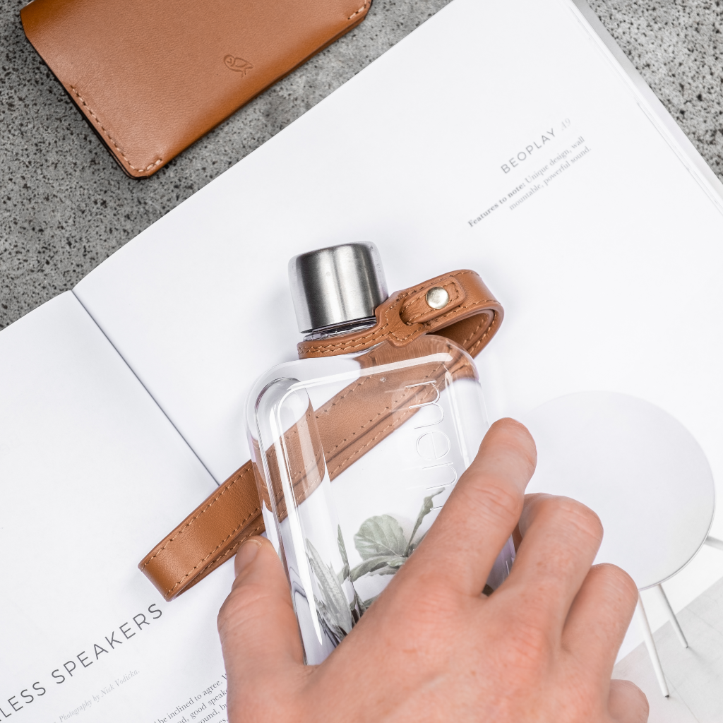 Leather Lanyard Strap | memobottle