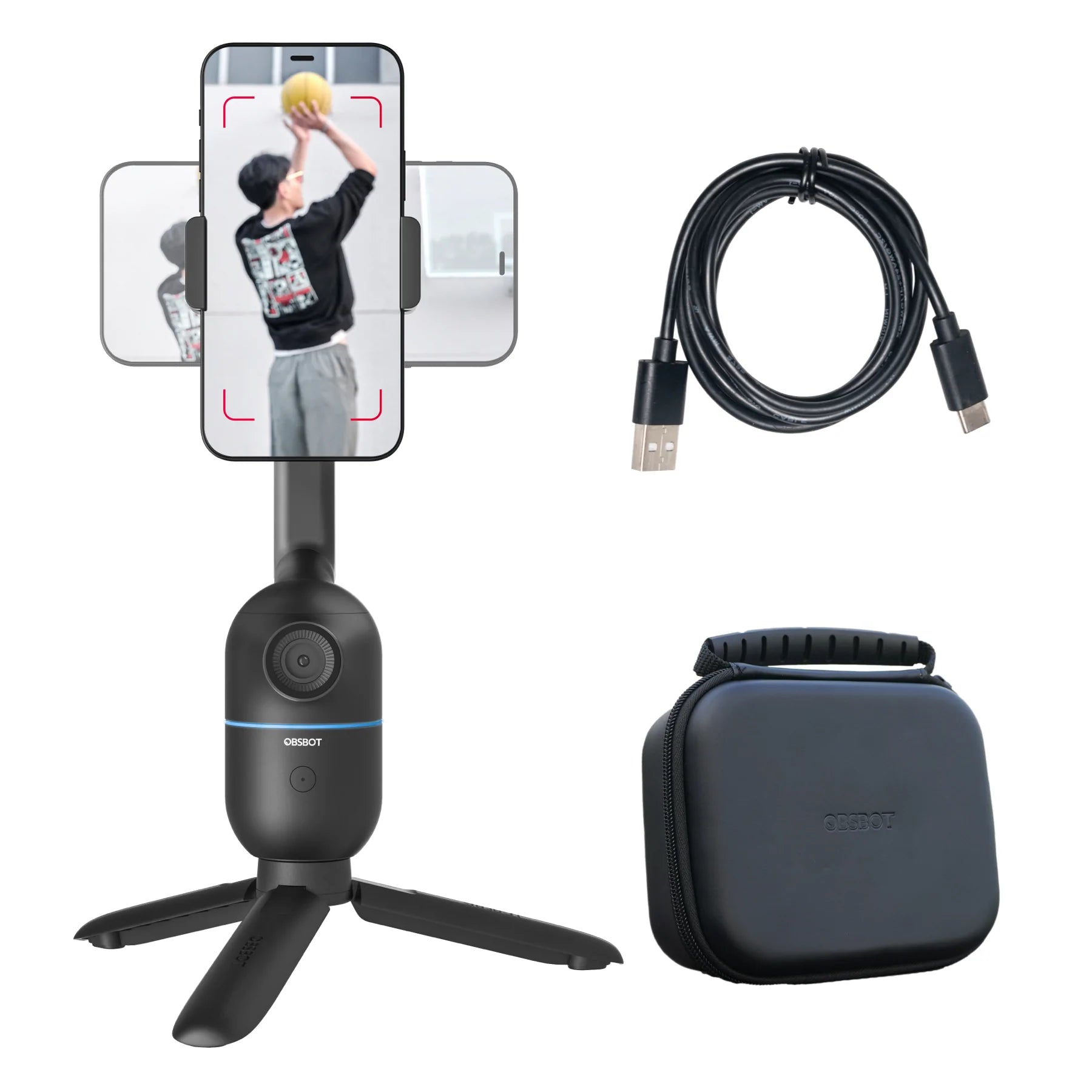 OBSBOT Me AI-powered Selfie Phone Mount