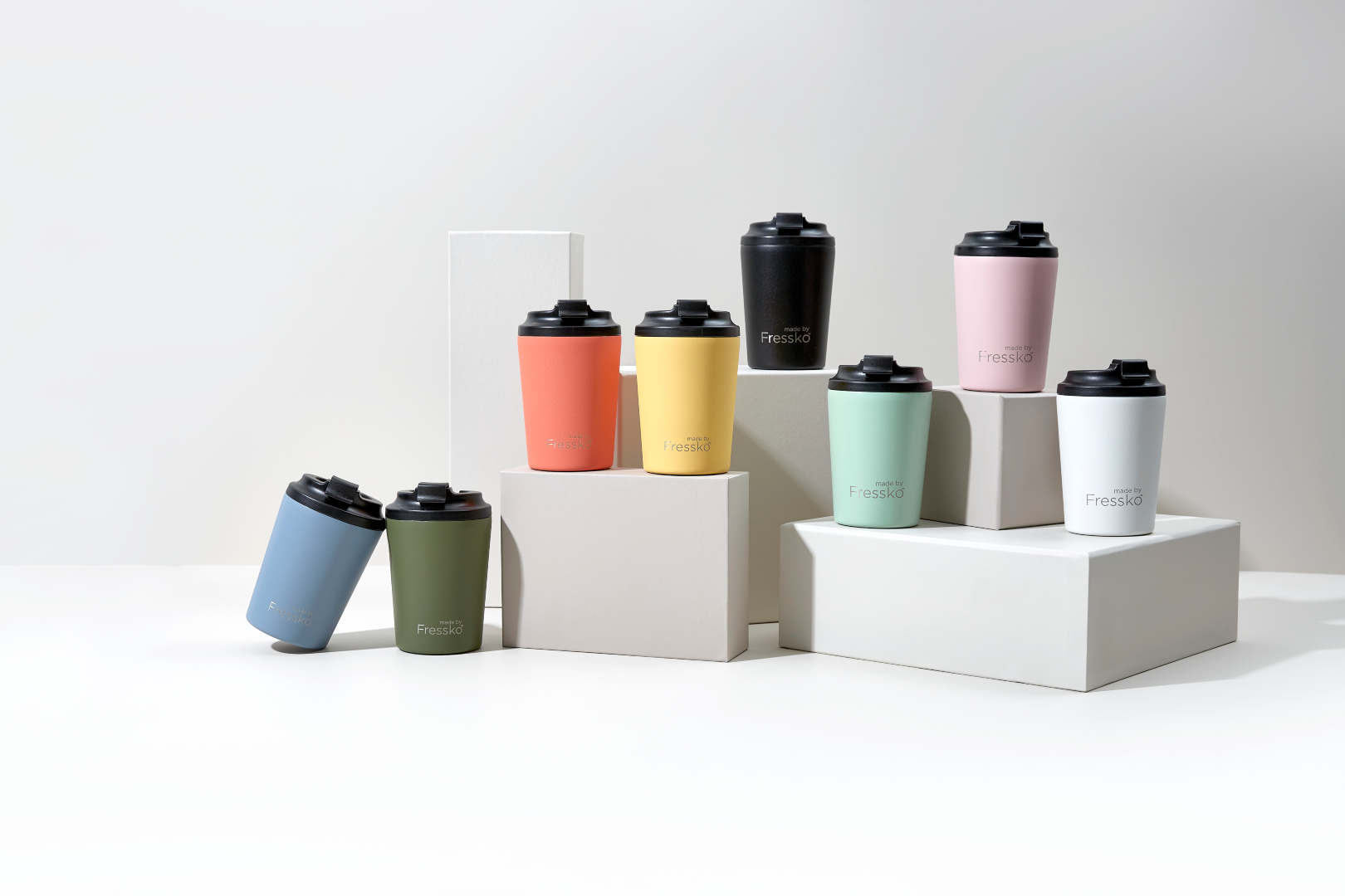 Made by Fressko Sustainable Reusable Cafe Coffee Cups