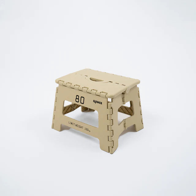 Slower : Folding Mini Stool : Tabac