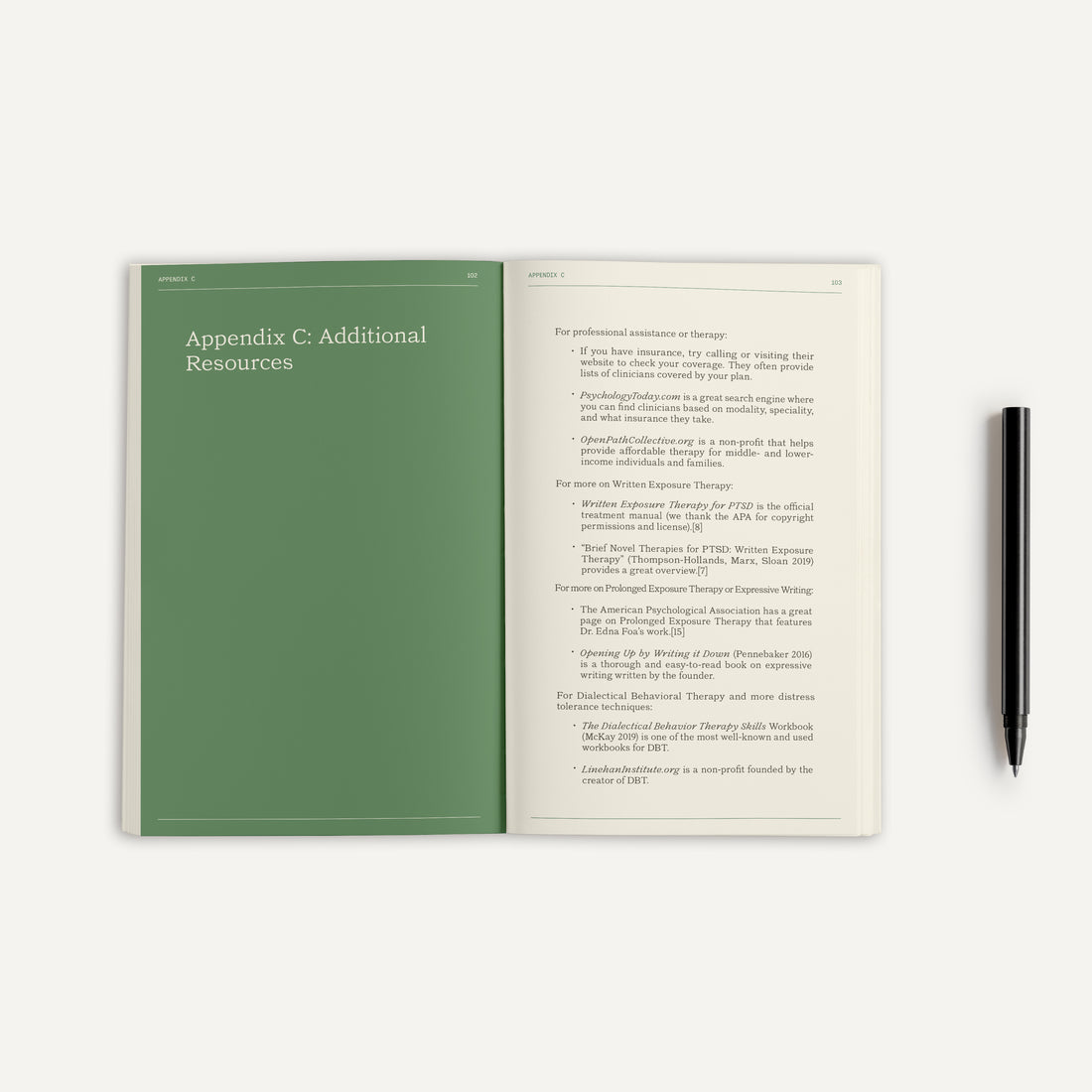 The Trauma &amp; Written Exposure Workbook | Therapy Notebooks