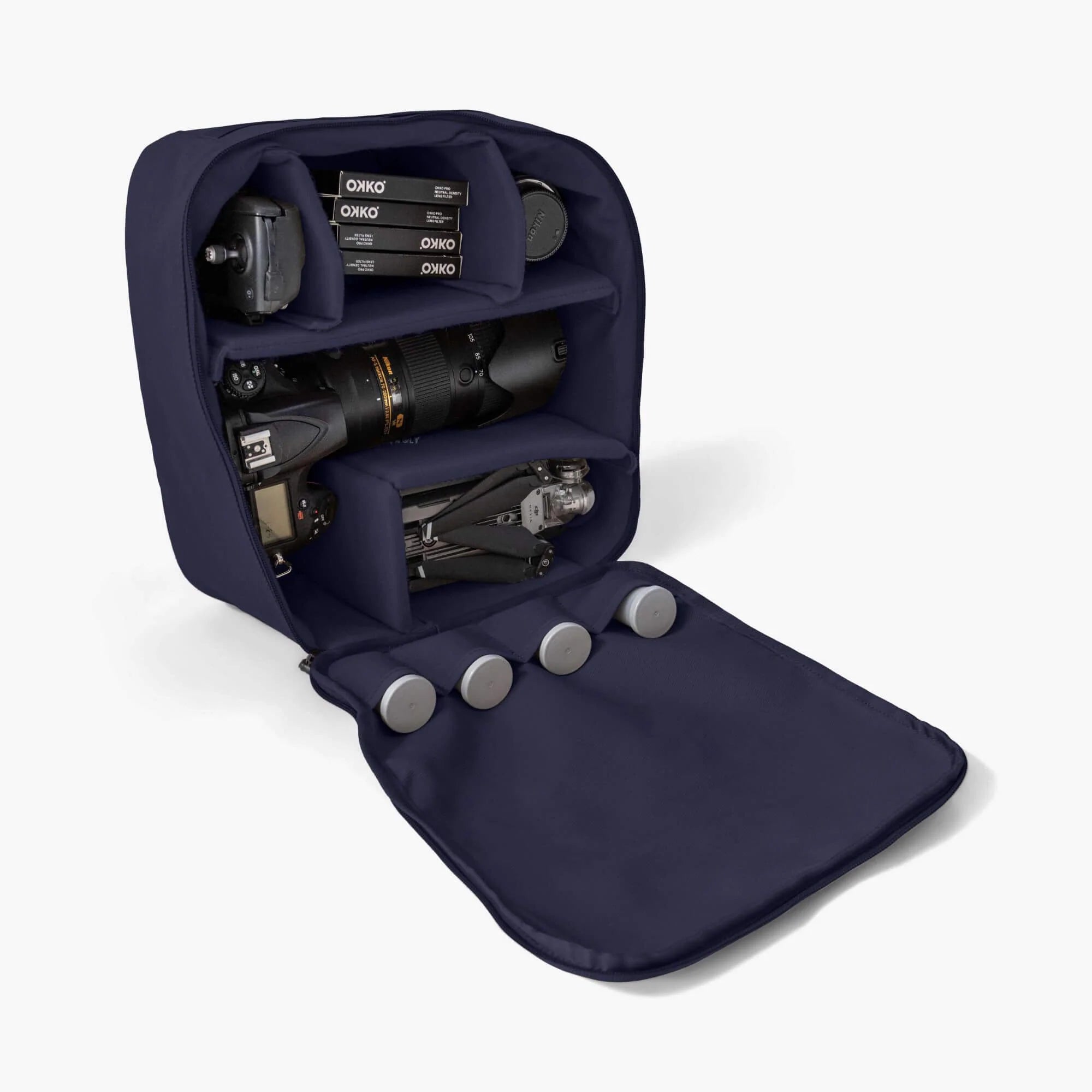 Langly Weekender Camera Backpack With Camera Cube