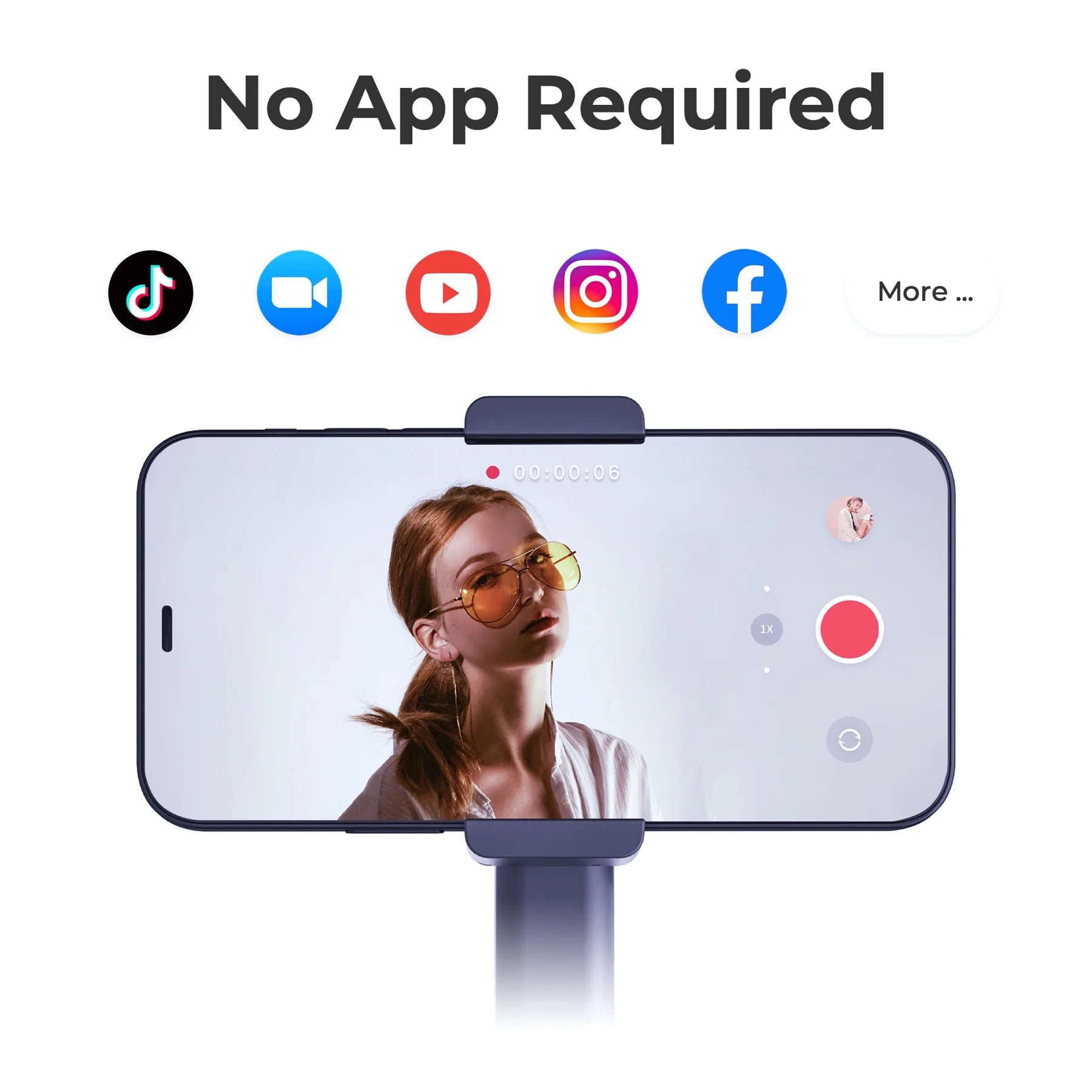 OBSBOT Me AI-powered Selfie Phone Mount