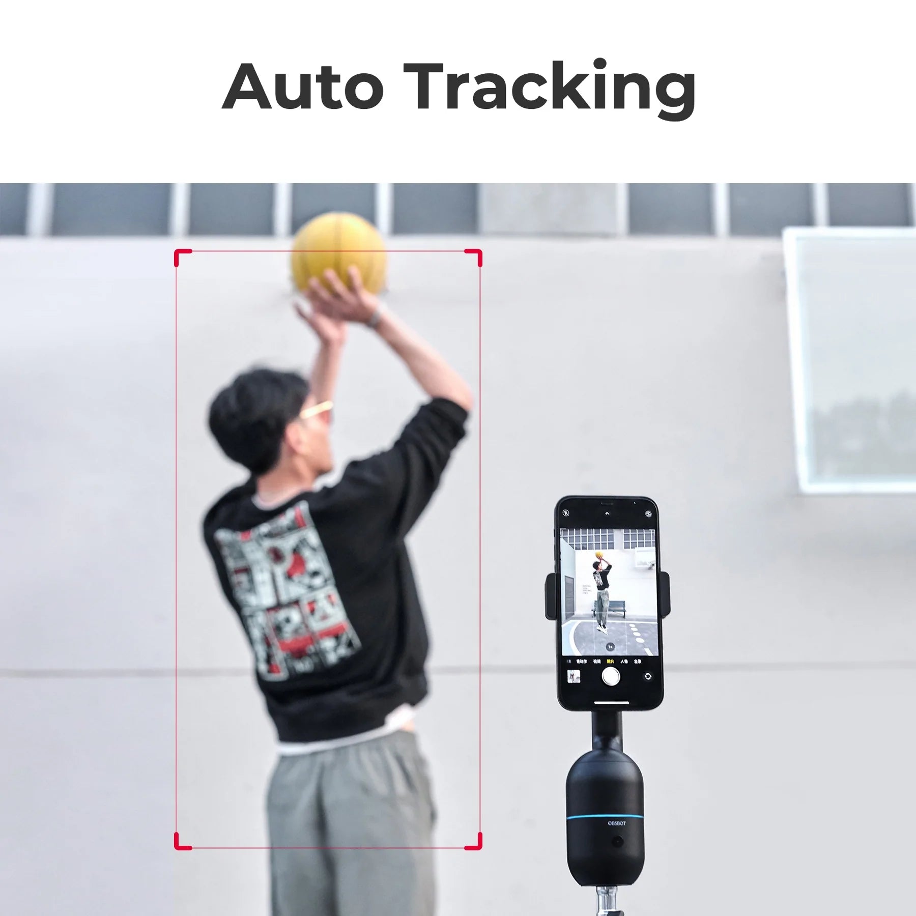 OBSBOT Me AI-powered Selfie Phone Mount